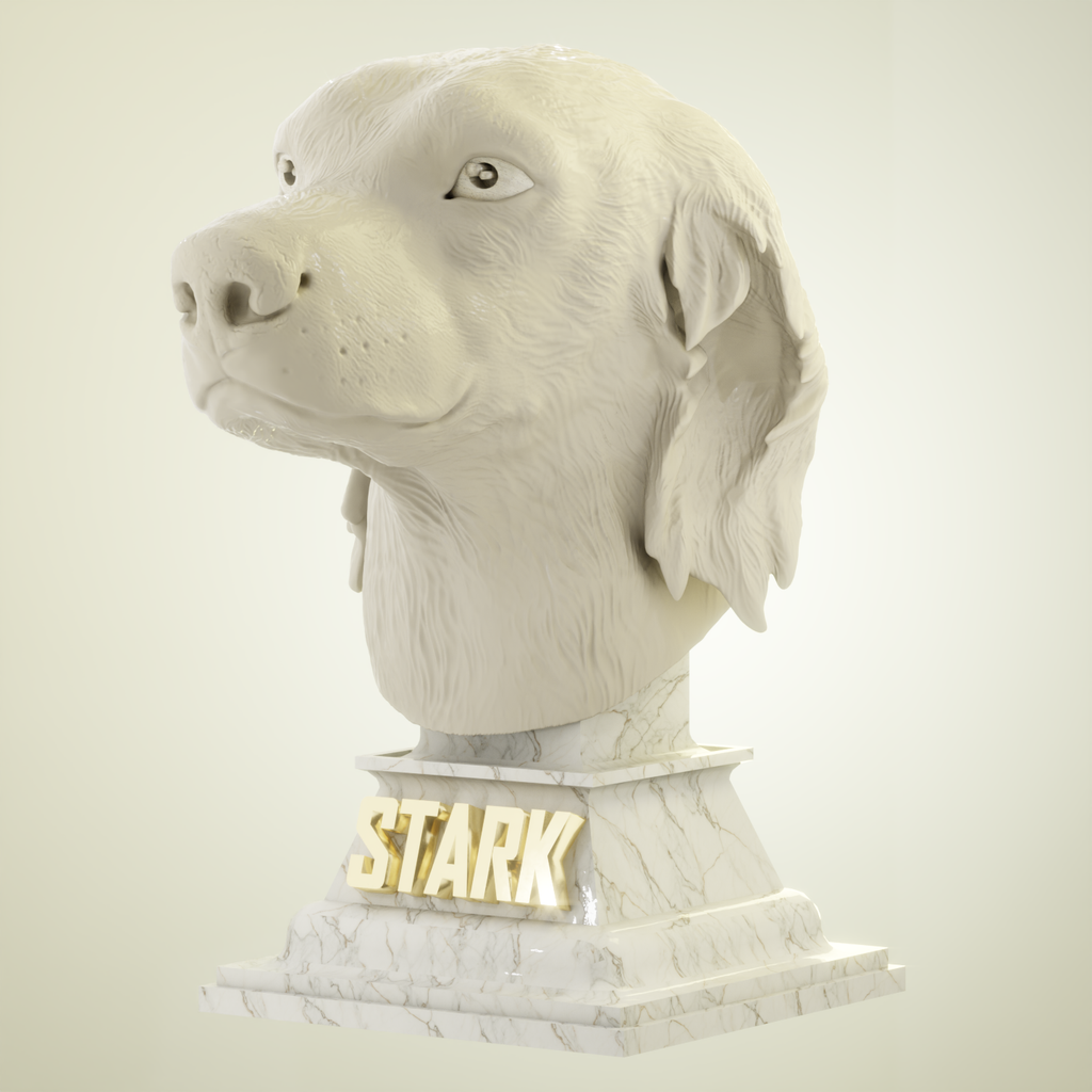 Escultura mascota 3D